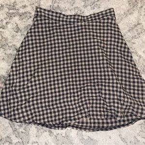 Plaid mini skirt, Garage brand size XS